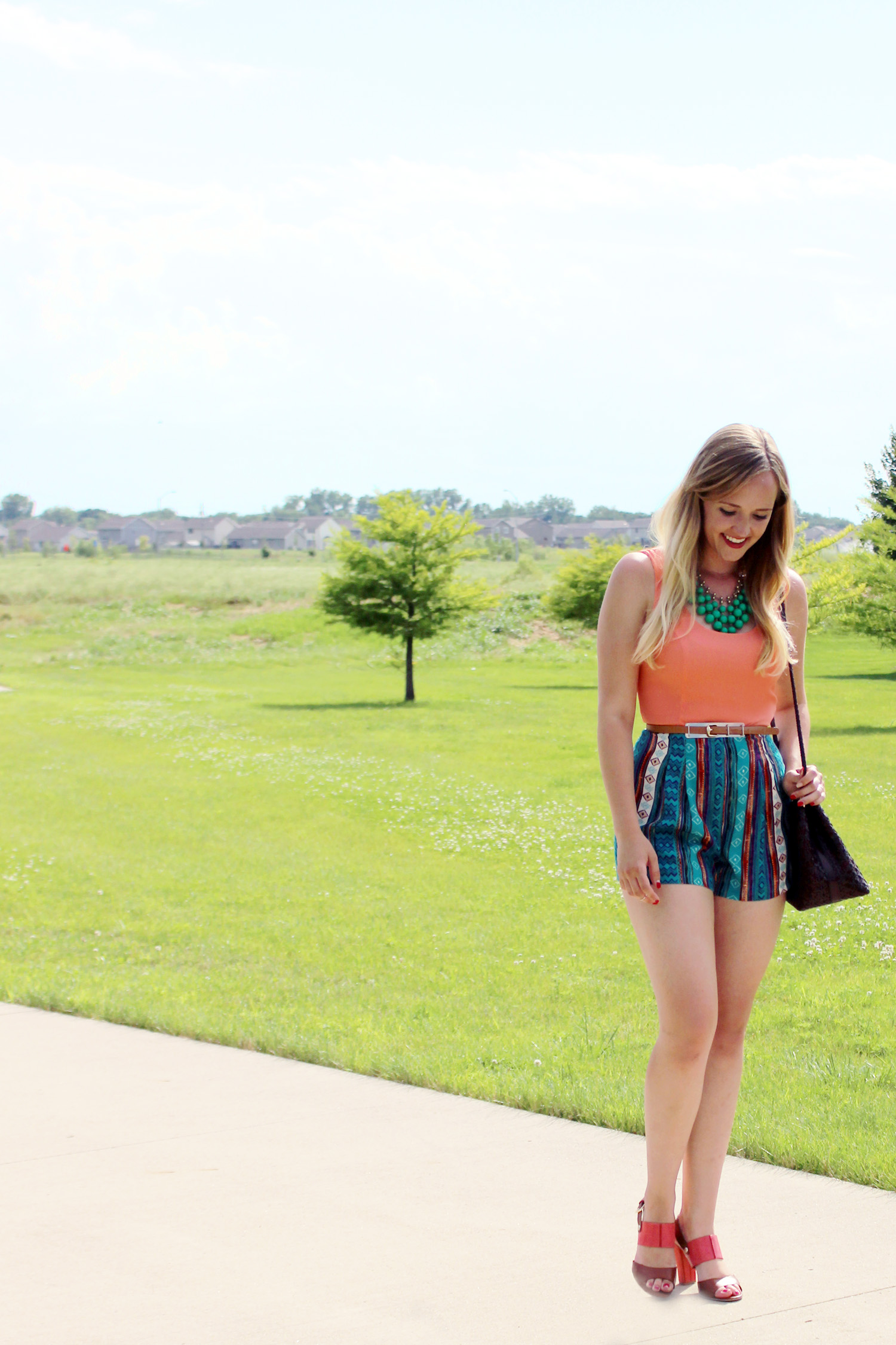 Tribal Print Romper