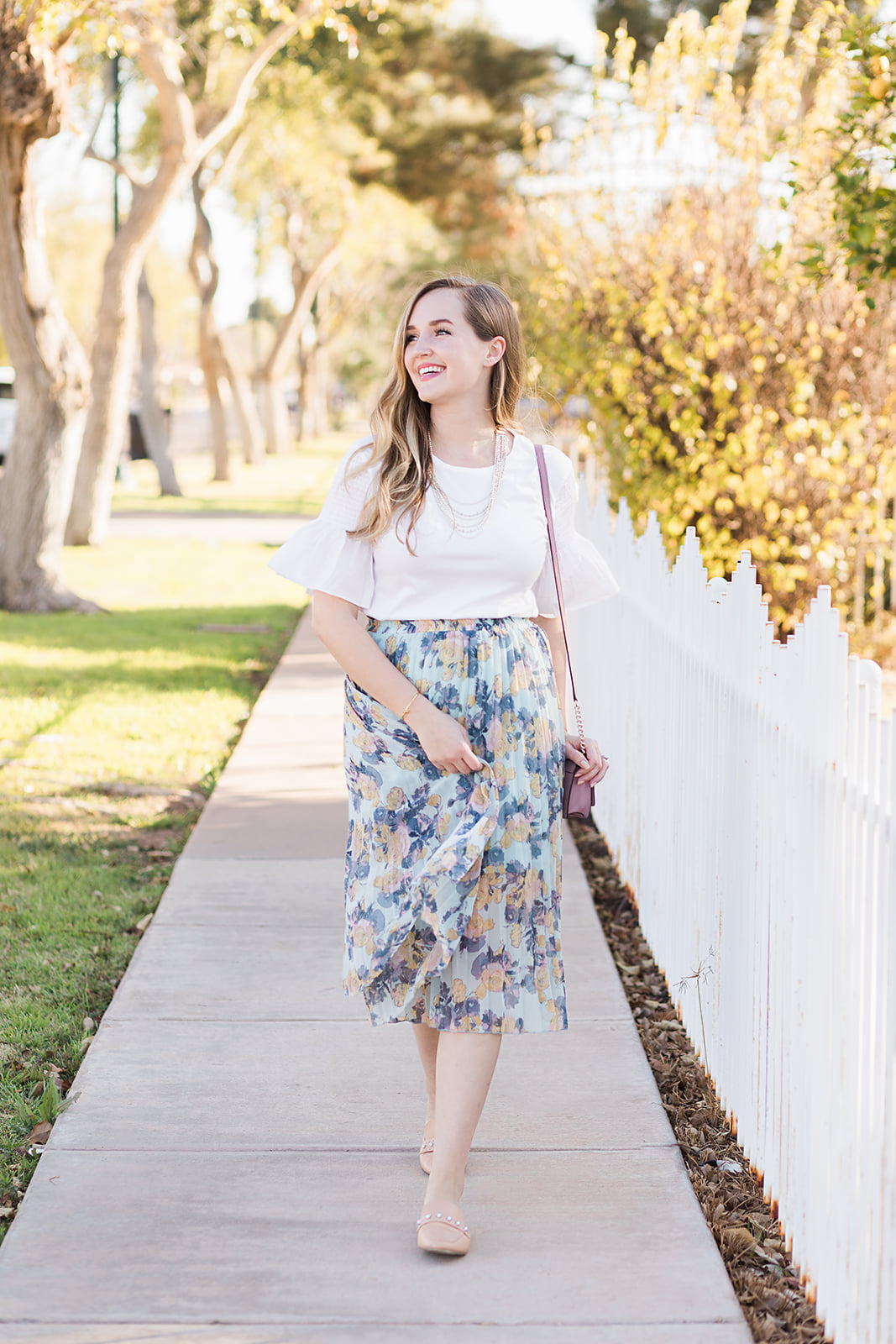 White T-Shirt + Spring Outfit | The Stylish Print