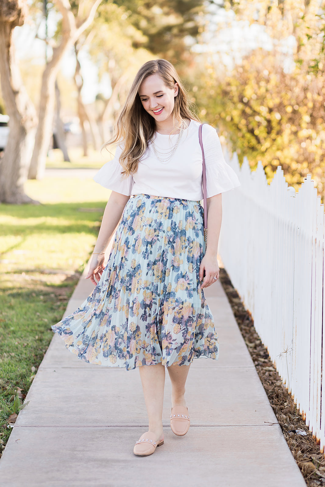 White T-Shirt + Spring Outfit | The Stylish Print