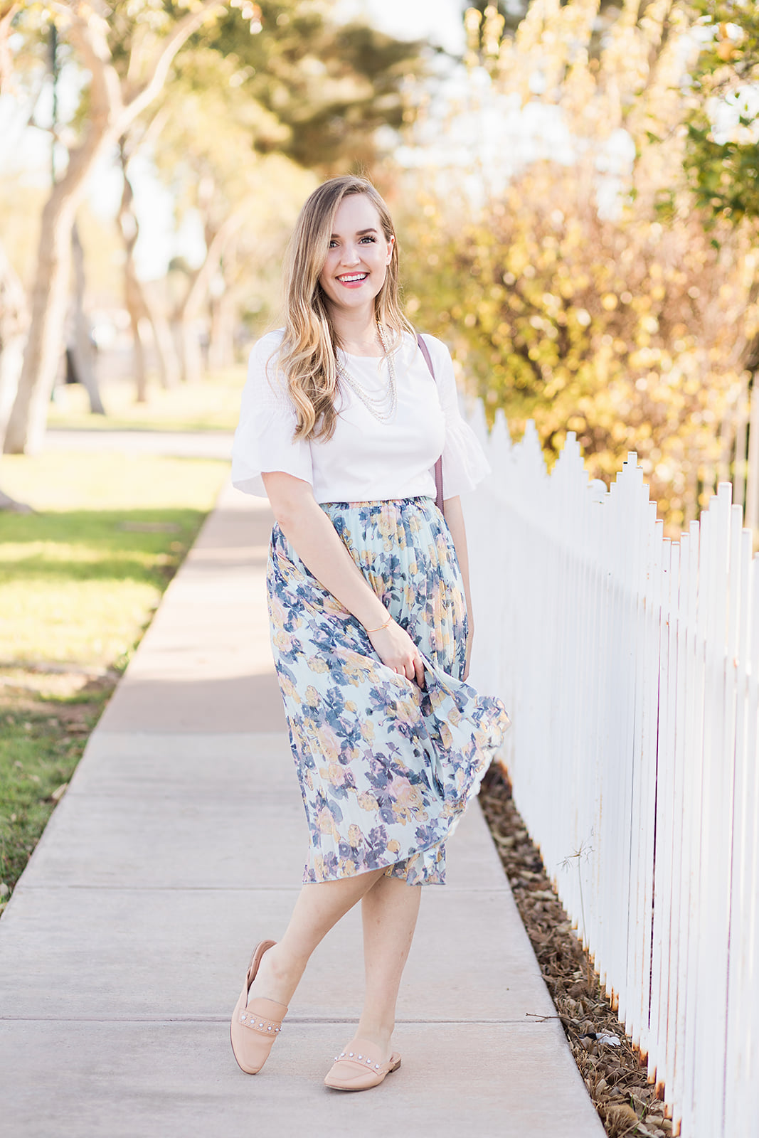 White T-Shirt + Spring Outfit | The Stylish Print